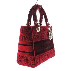 Dior Medium Bordeaux Light  Bag Dee Lady Christian